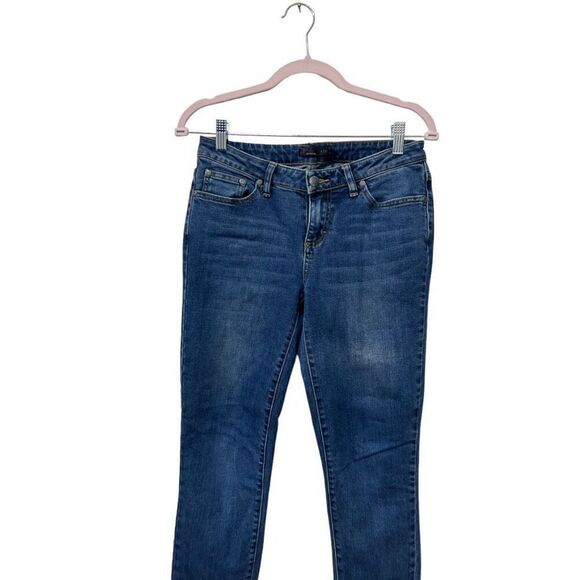 Prana Organic Cotton Button & Zip Fly Five Pocket Denim Jeans Blue Size 4/27 - Picture 2 of 11